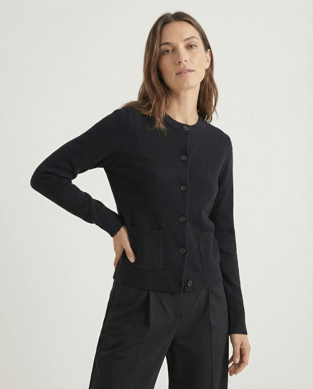 Harlow Wool Knit Cardi