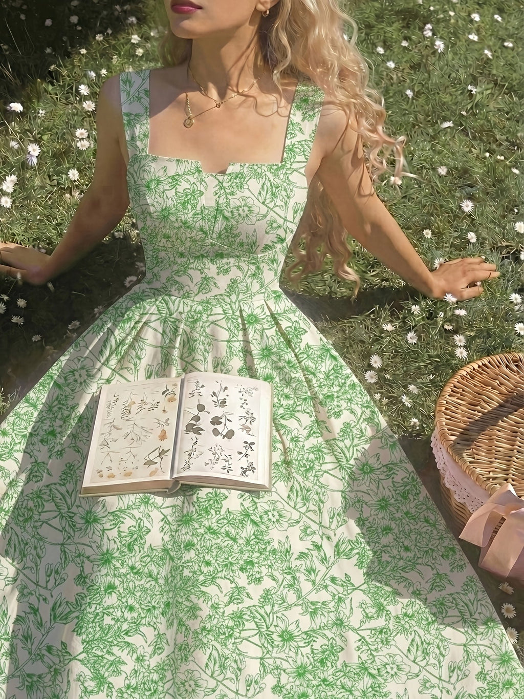 Floral Spaghetti Strap Dress