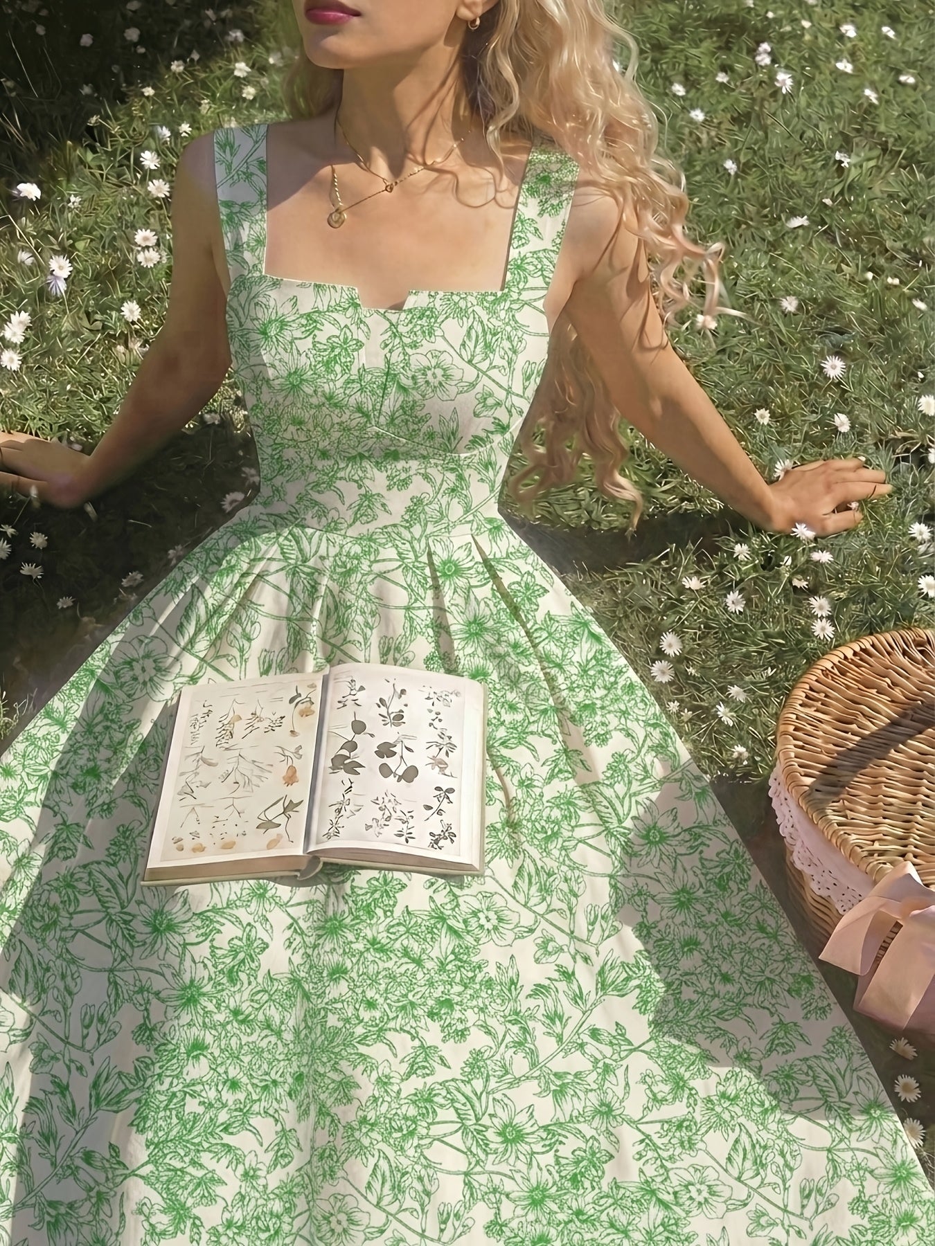 Floral Spaghetti Strap Dress