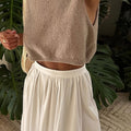 French Chic Lazy Vest for Effortless Vacation Style