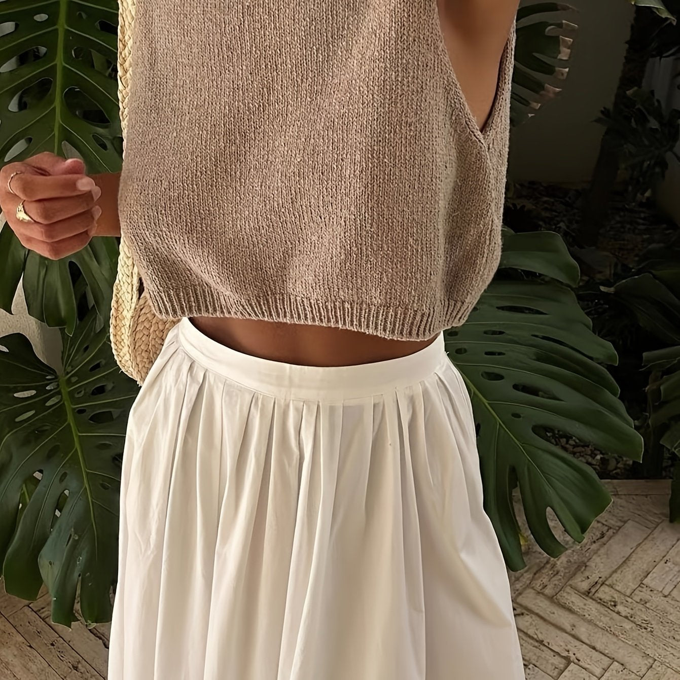 French Chic Lazy Vest for Effortless Vacation Style