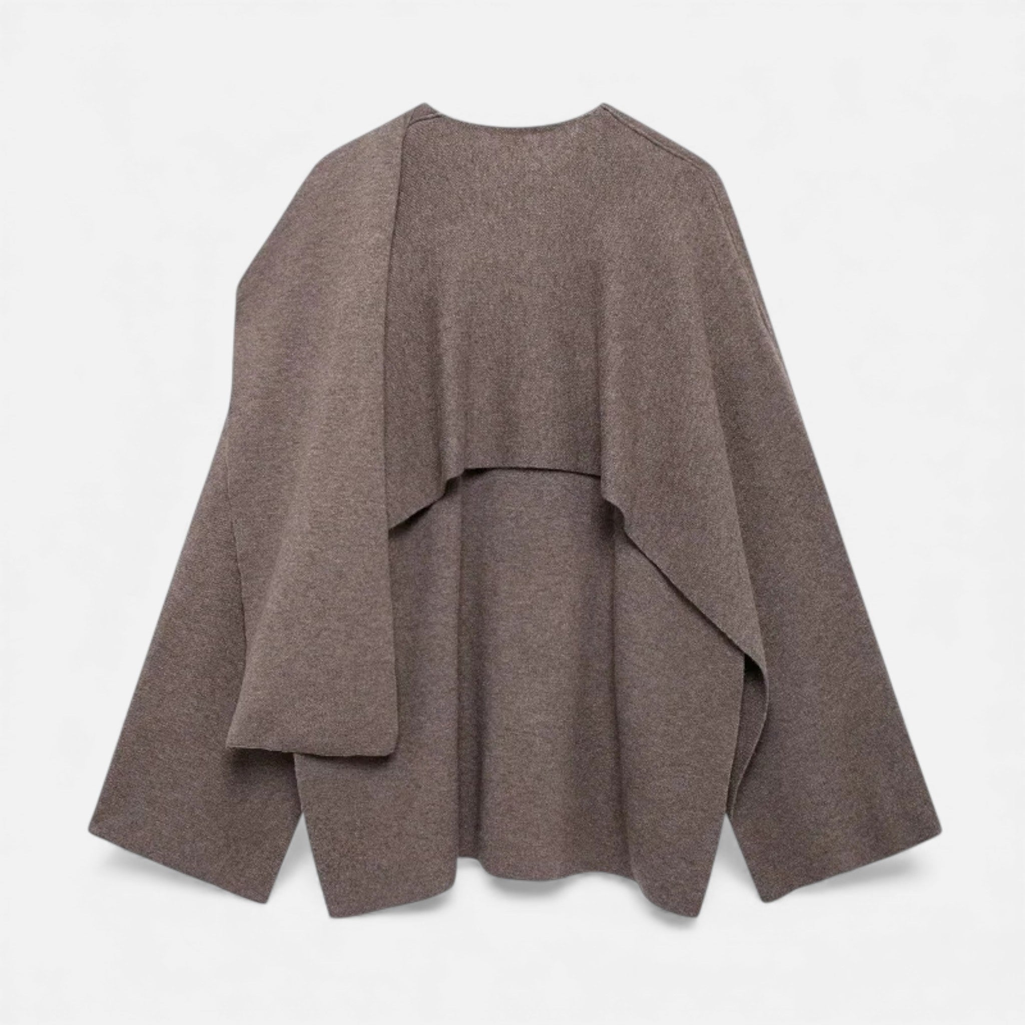 LORISS| Women’s Elegant Wool-Feel Poncho Cardigan