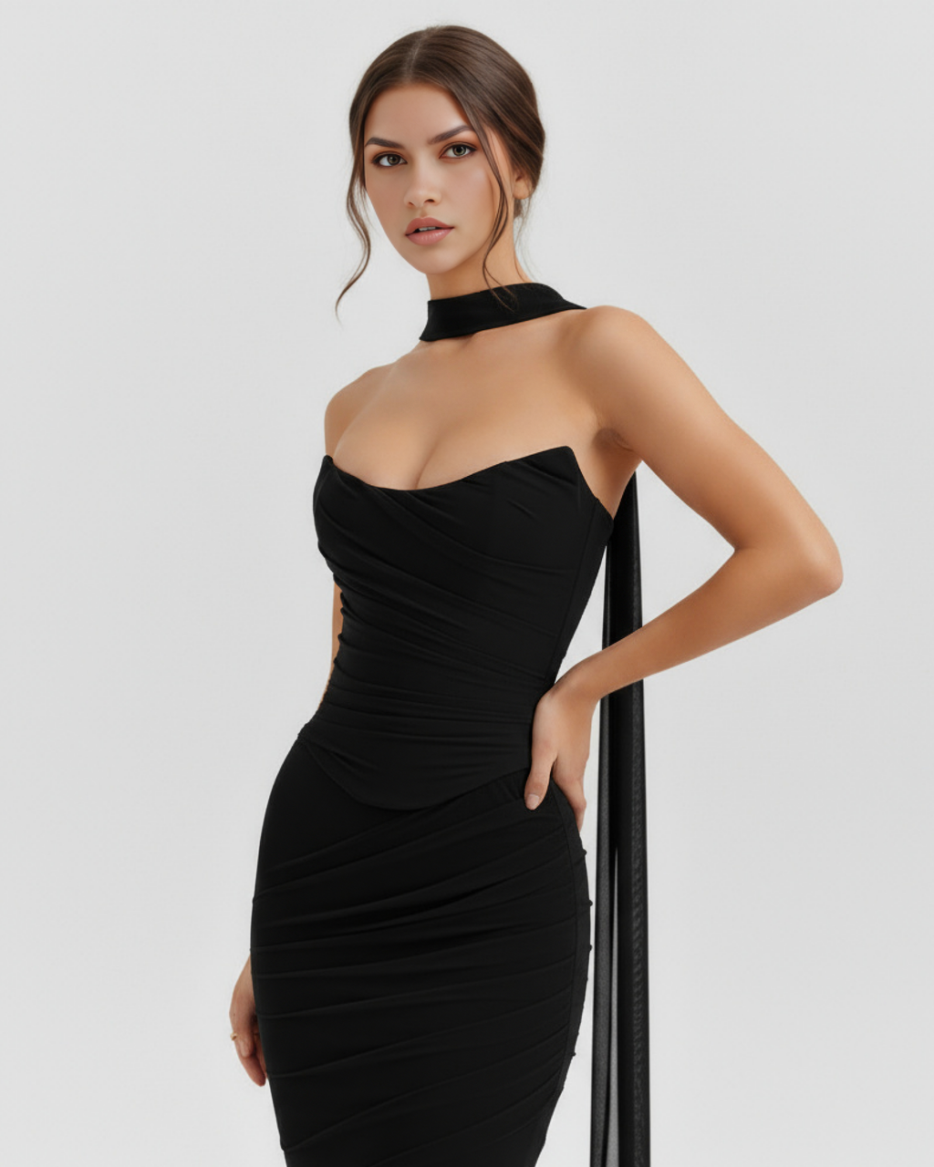 Odessa | Mesh Corset Maxi Skirt Three-Piece Set