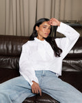 BOW BLOUSE WHITE