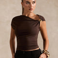 Asymmetric Off-Shoulder Top
