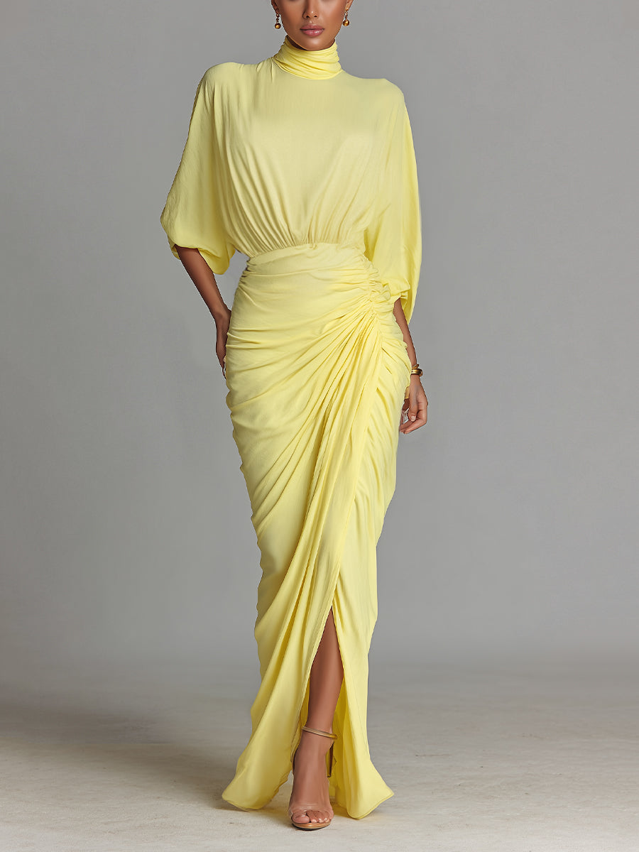 Golden Hour Drape Maxi Dress