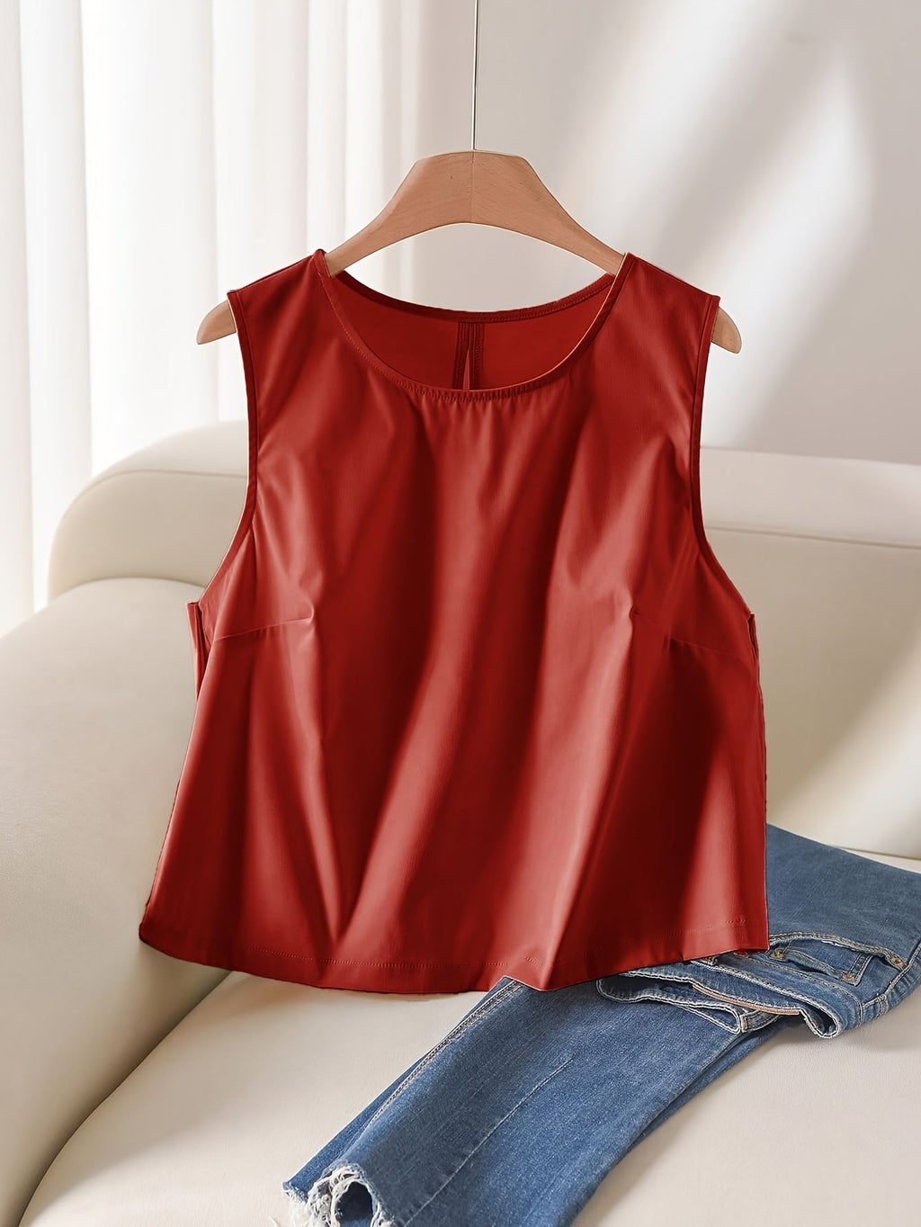 Bow Detail Sleeveless Tank Top
