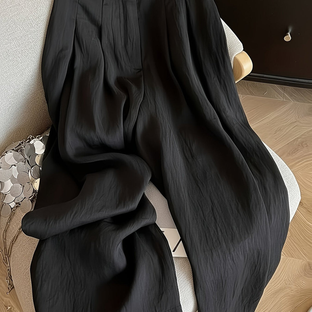 Tencel Wide-Leg Pants