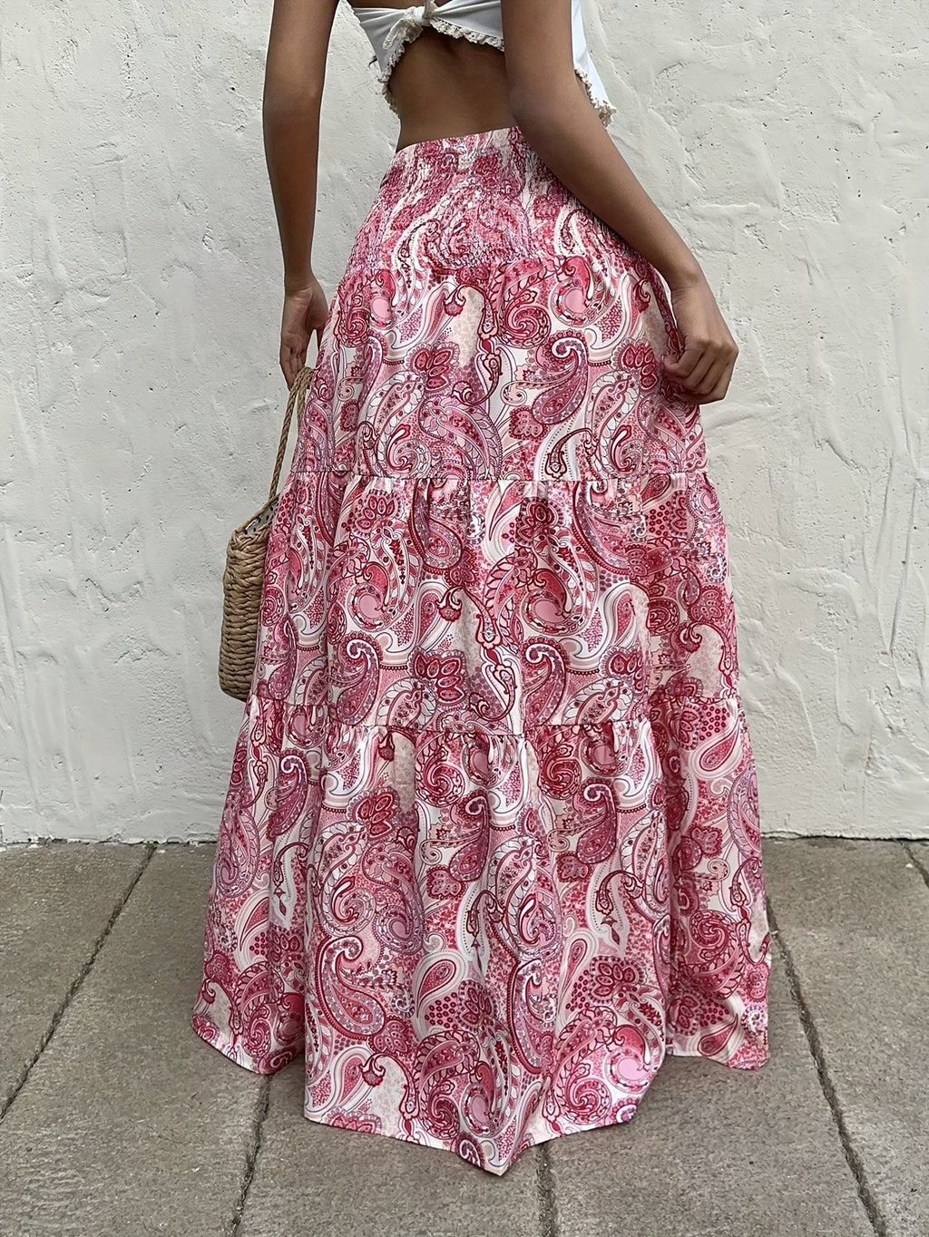 Bohemian Gypsy Print Elegant Summer Flow Maxi Dress