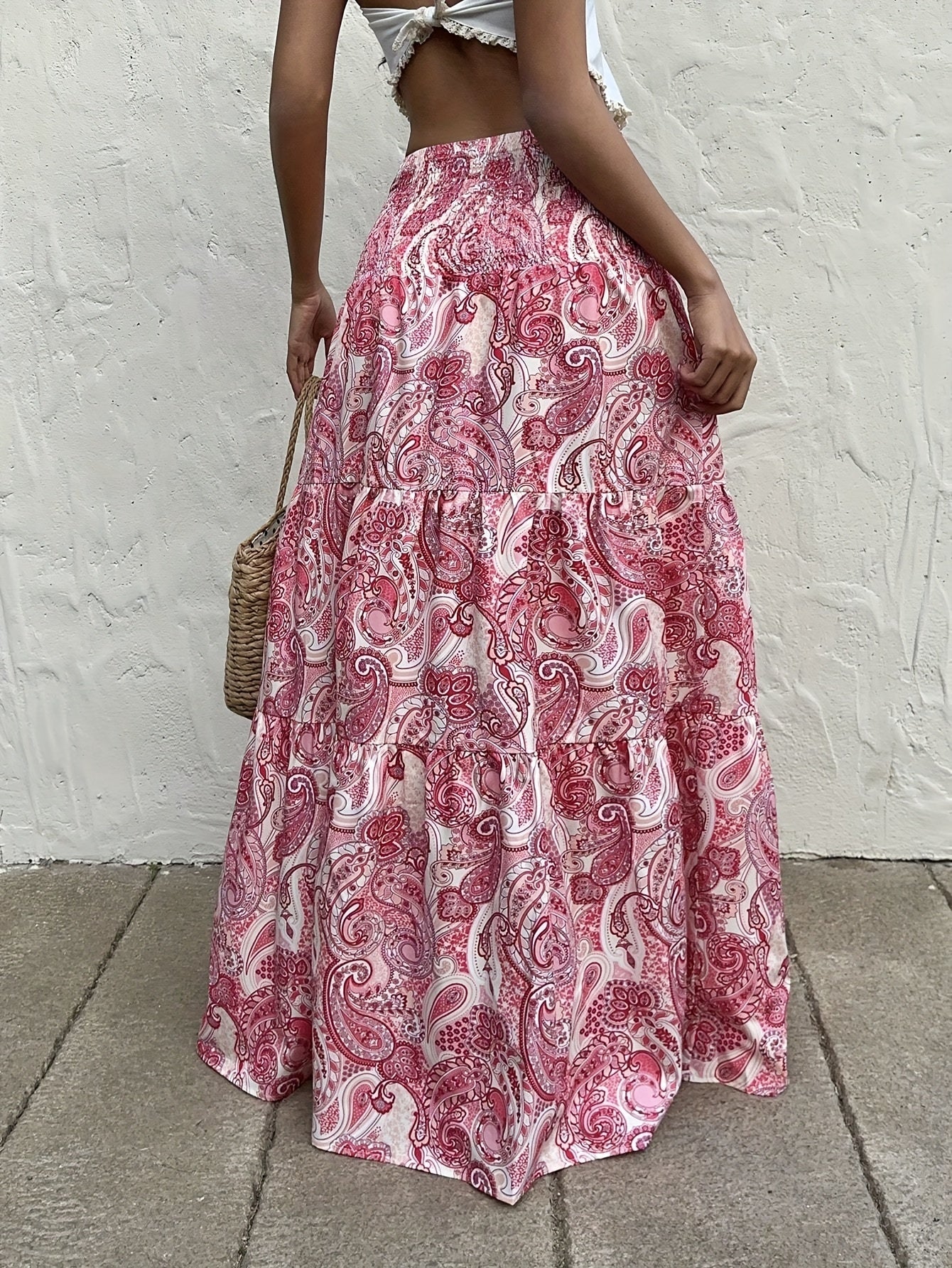 Bohemian Gypsy Print Elegant Summer Flow Maxi Dress