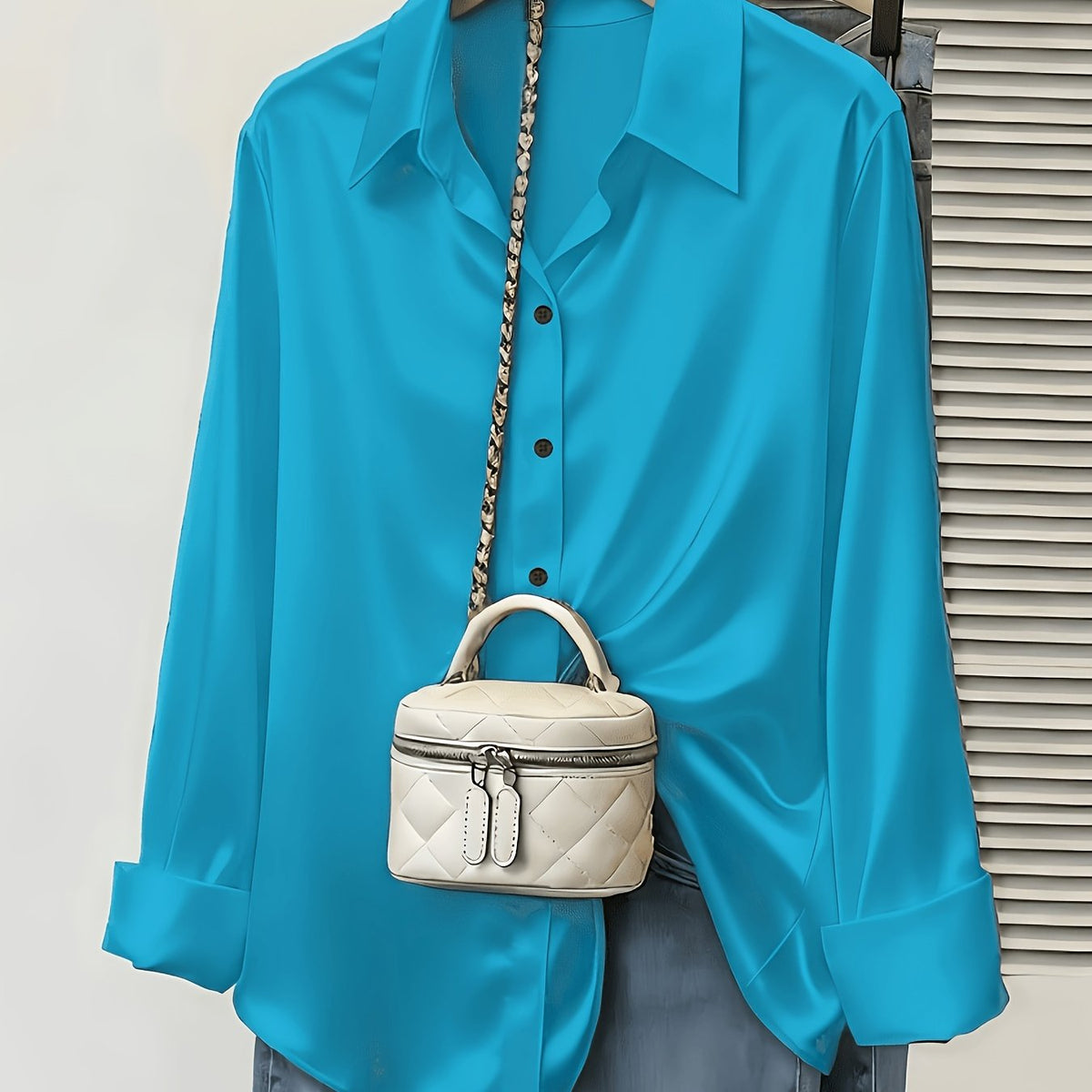 Satin Commuter Shirt