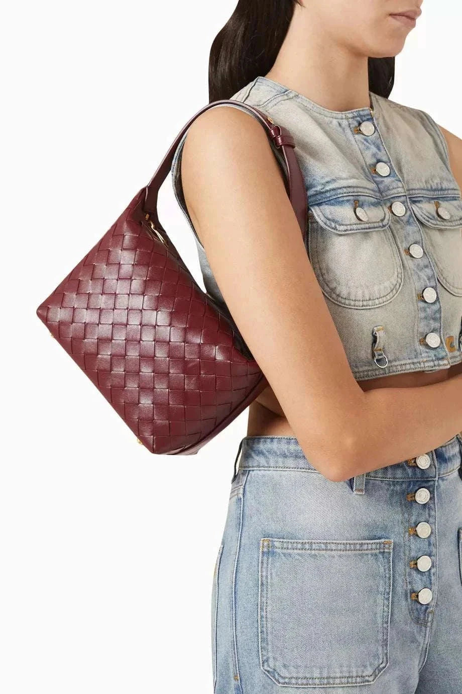 Nova Woven Shoulder Bag