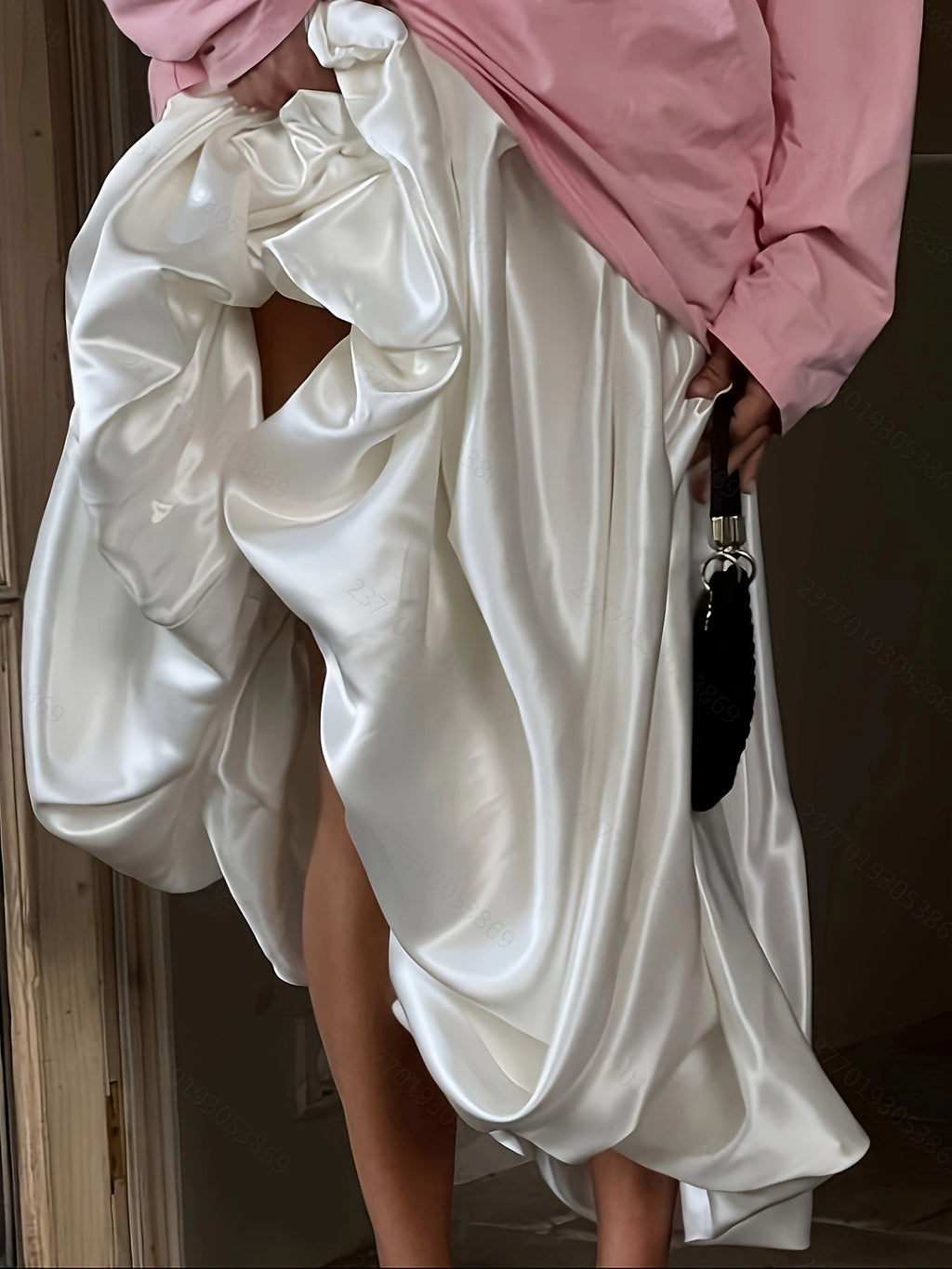 High-Waisted Flowy Skirt