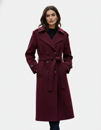 The Burgundy Celine Coat