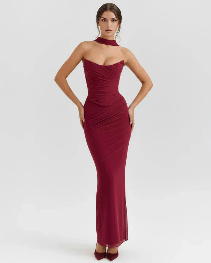 Odessa | Mesh Corset Maxi Skirt Three-Piece Set