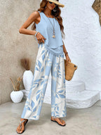 Abigail | Wide-Leg Pants Two-Piece Set