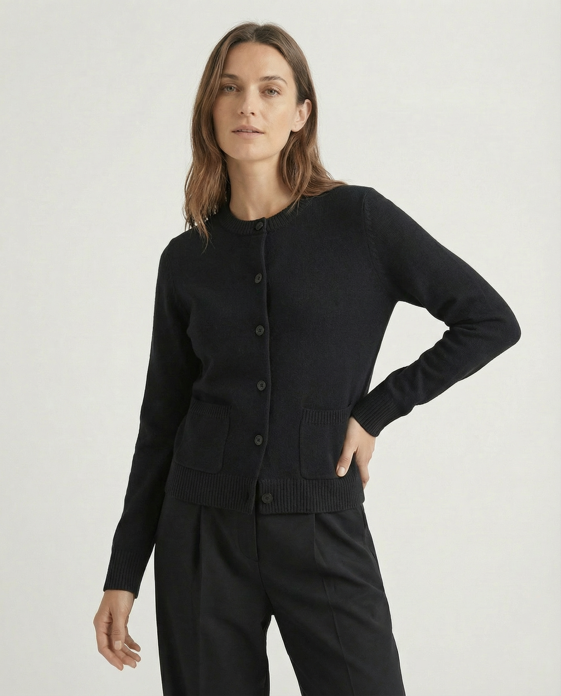 Harlow Wool Knit Cardi