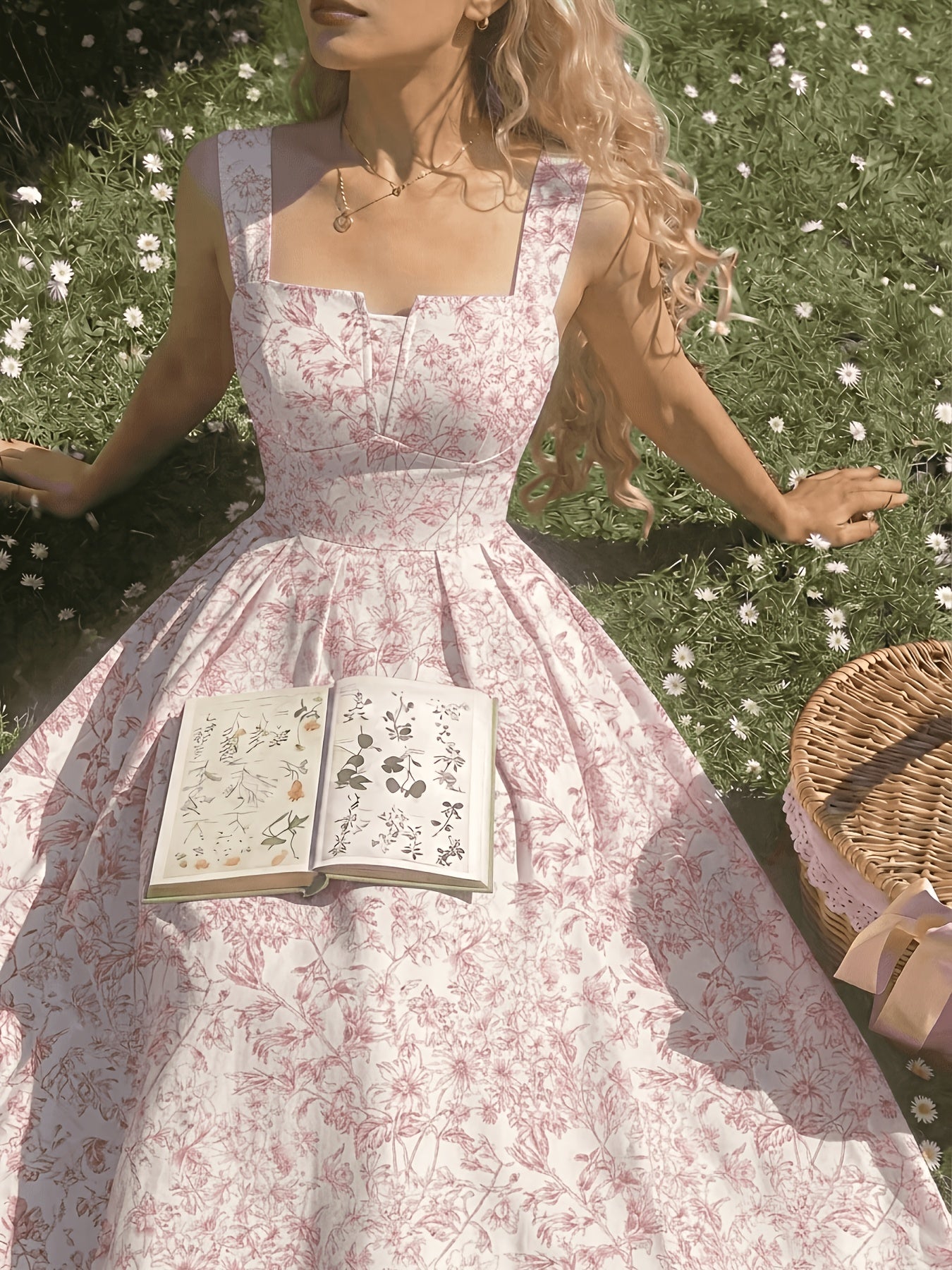 Floral Spaghetti Strap Dress