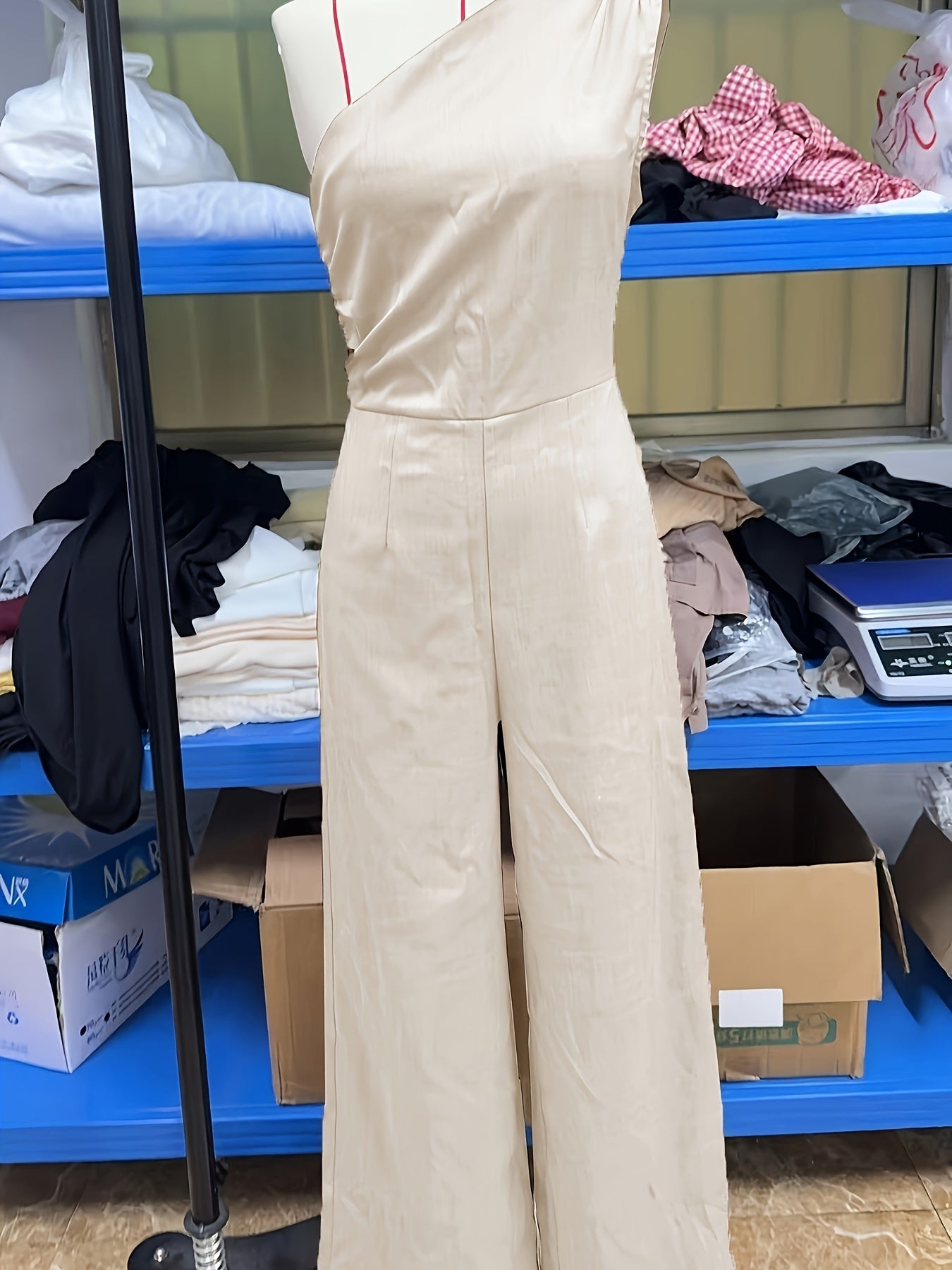 Off-Shoulder Jumpsuit