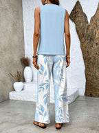 Abigail | Wide-Leg Pants Two-Piece Set