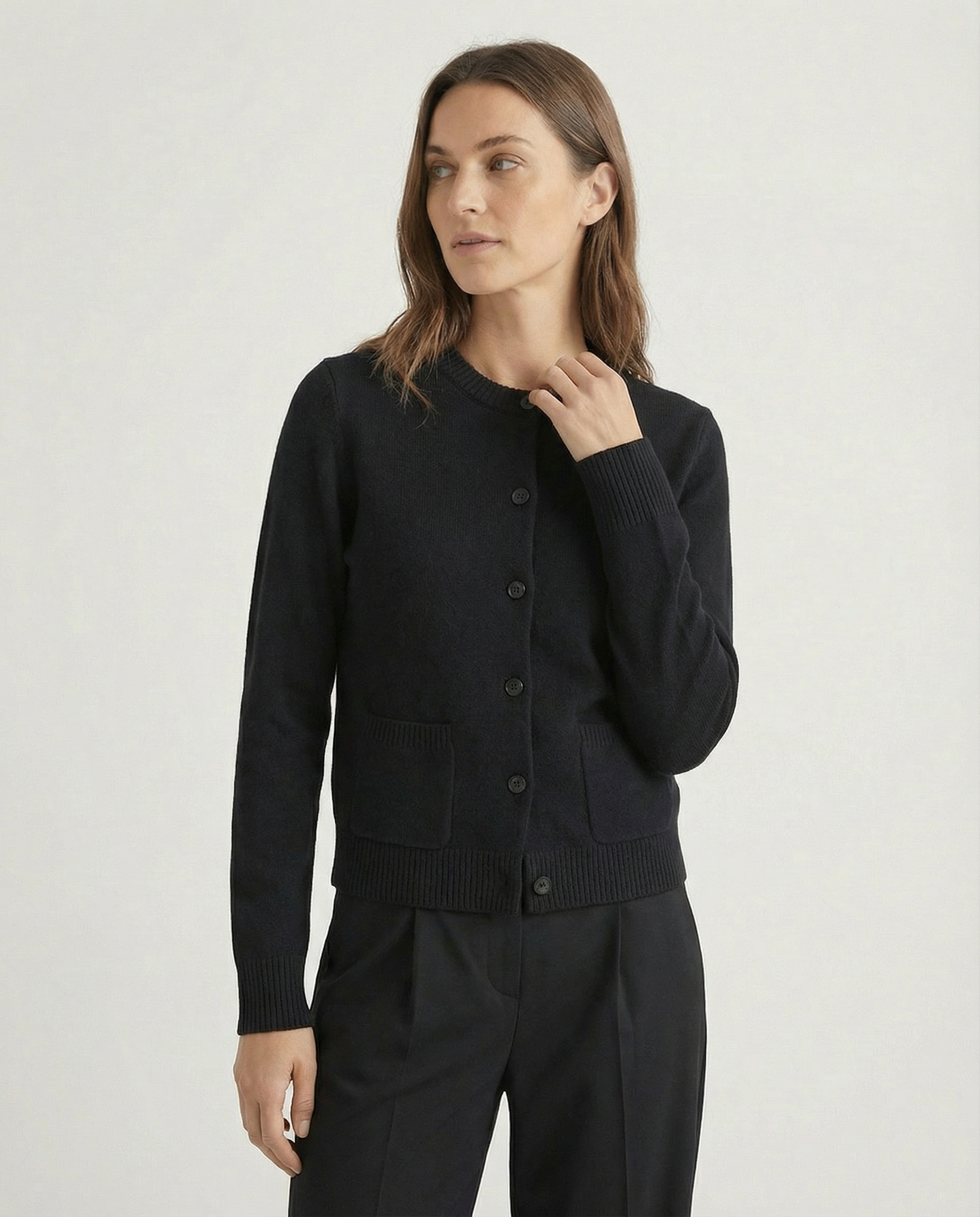 Harlow Wool Knit Cardi
