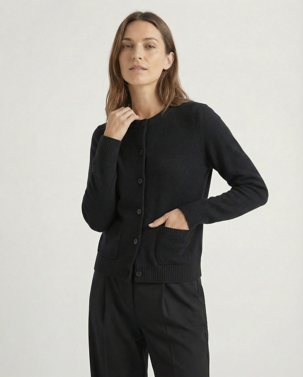 Harlow Wool Knit Cardi
