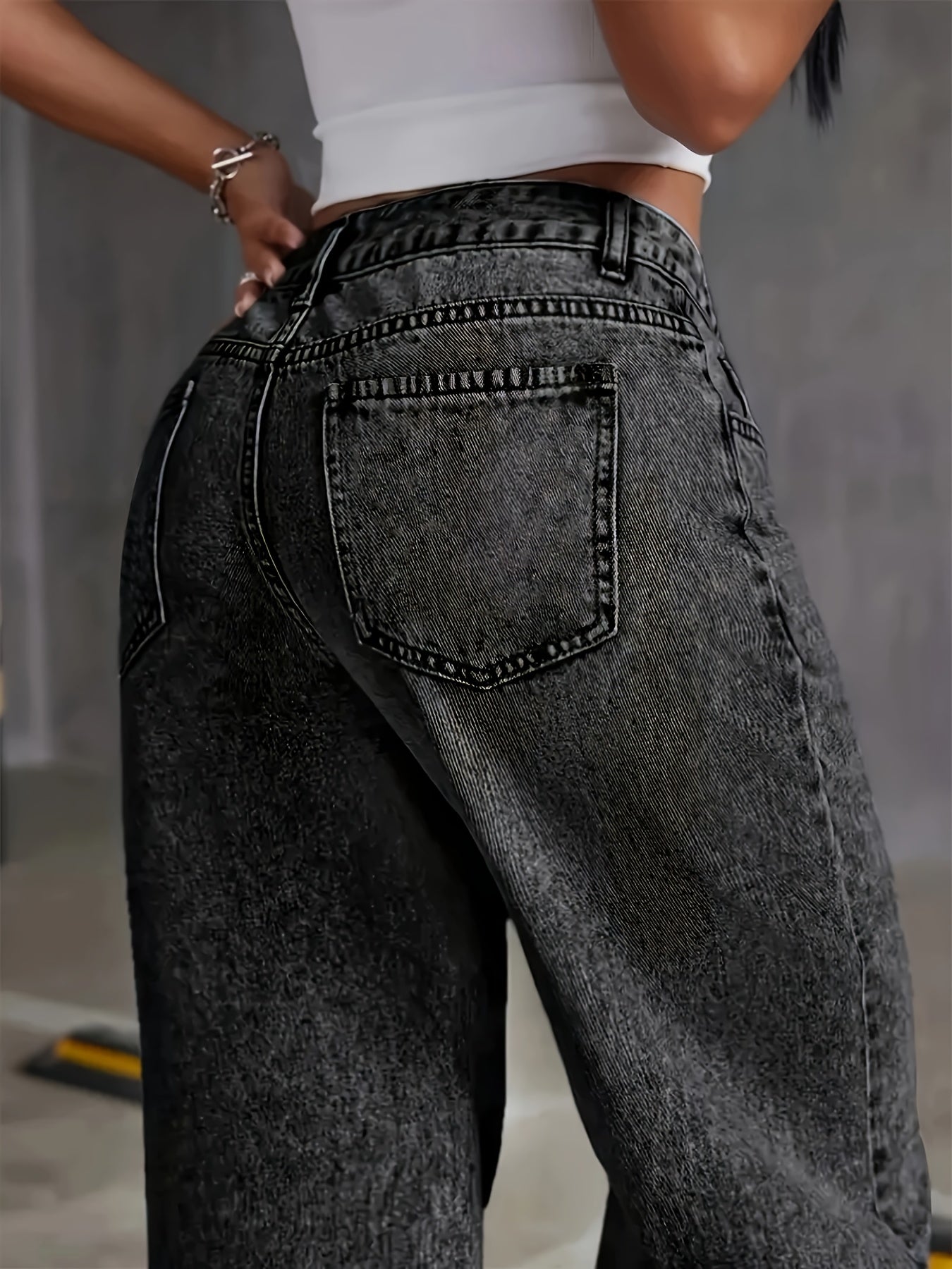 Korean Wide-Leg Jeans