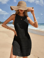 Lightweight, breathable beach cover-up dress by 64b136-1e, featuring a flowy, stylish swimwear style perfect for summer beach days.
