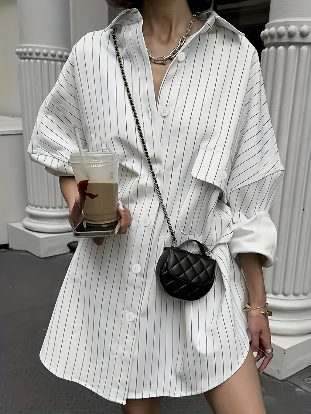Oversized Long Sleeve Shirt
