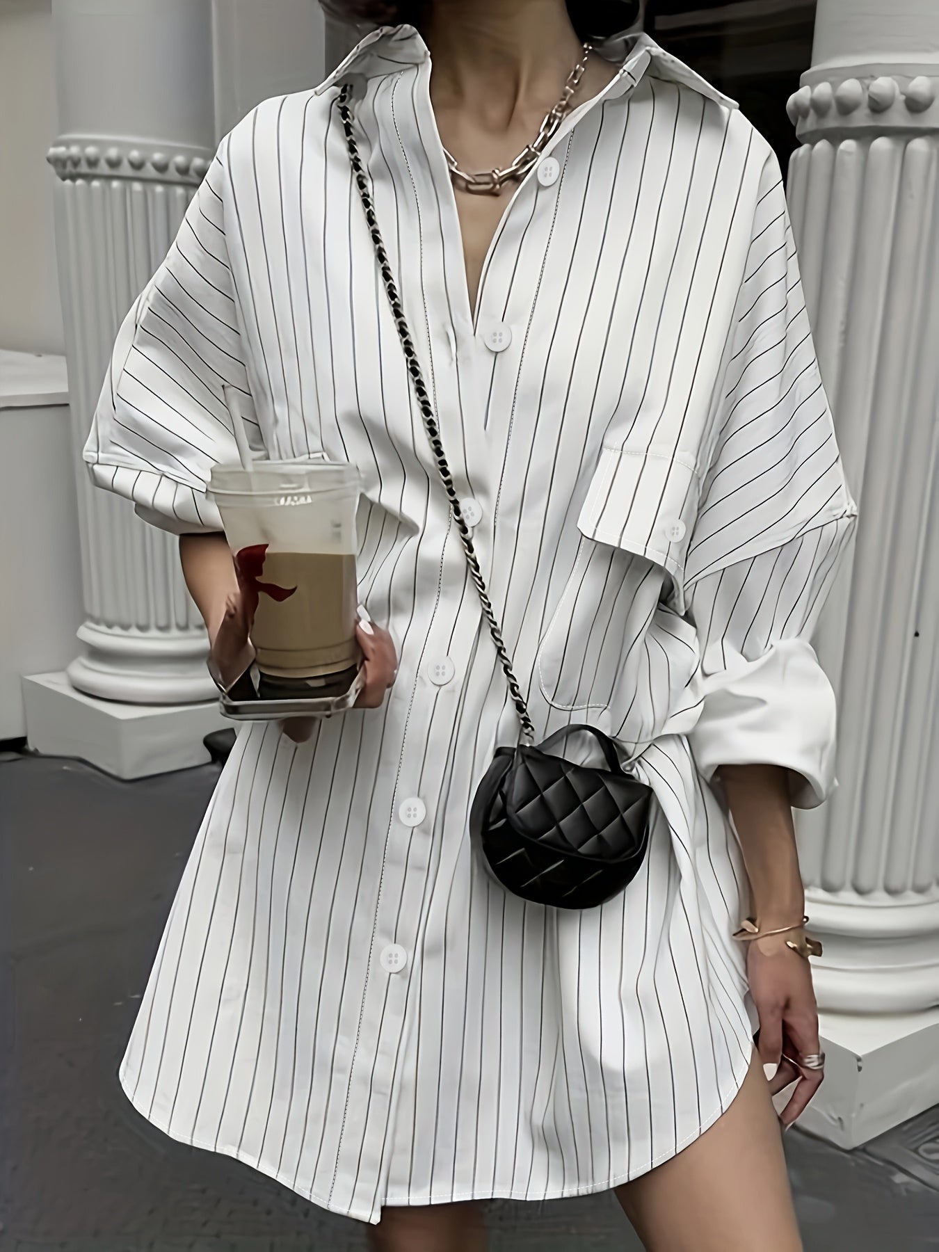 Oversized Long Sleeve Shirt