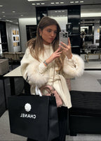 ELARA WOOL COAT (Removable fur)