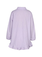 Striped puff sleeve top and matching shorts set by 64b136-1e, featuring bold stripes and comfortable fit.