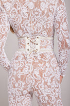 Bella White Jumpsuit