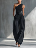 Naomi | Knit Top Wide-Leg Pants Set