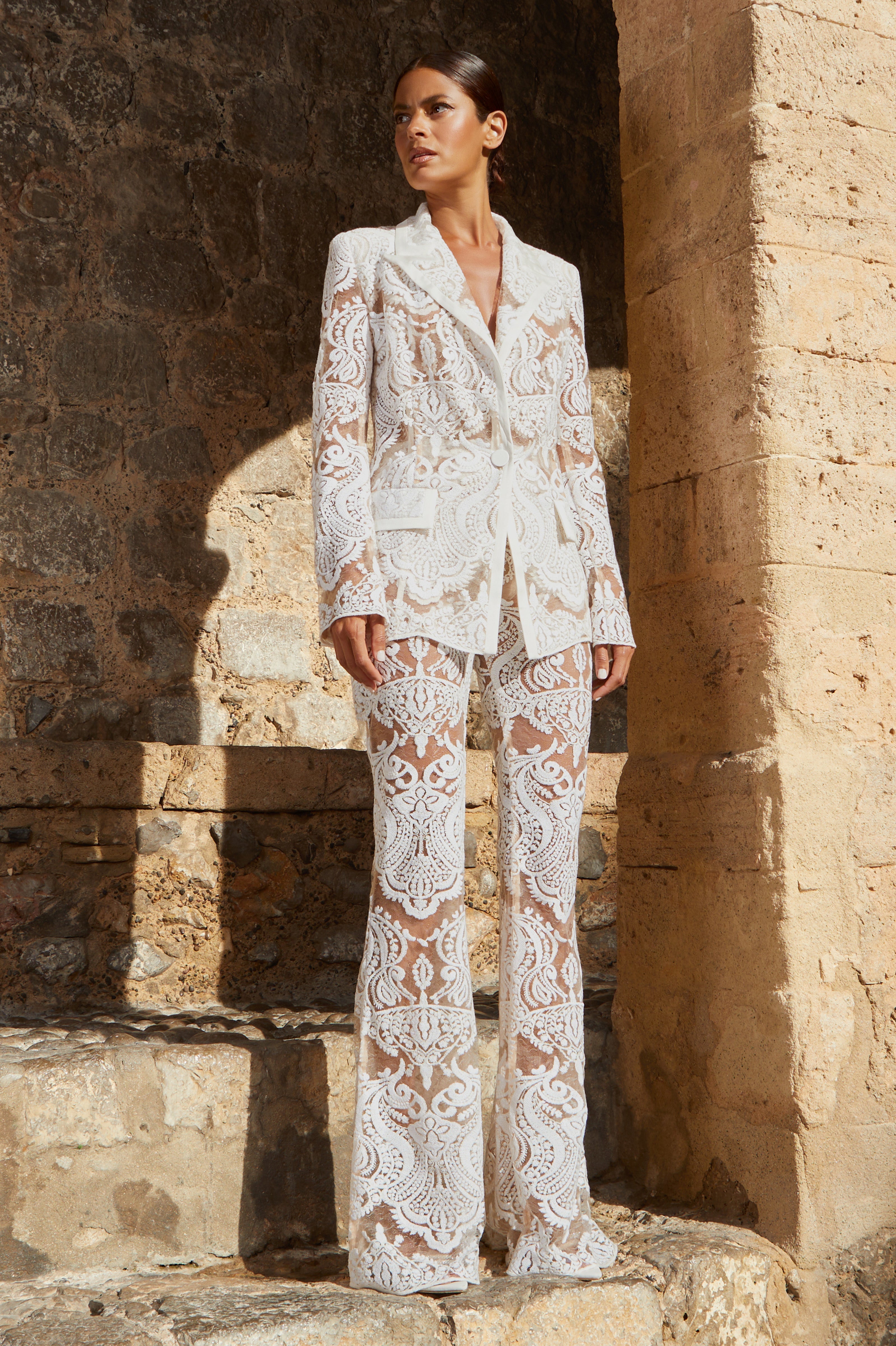 Piper White Blazer