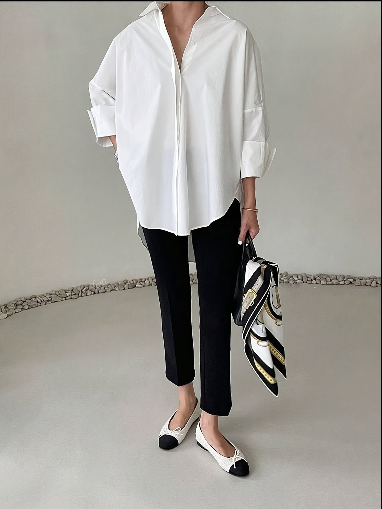 Batwing Sleeve Loose Blouse