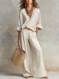 Isla | Women's Loose Linen Set – Two-Piece Resort Wear Outfit for Summer