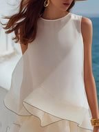 Eleanor | Mesh Top Skirt Two-Piece Set
