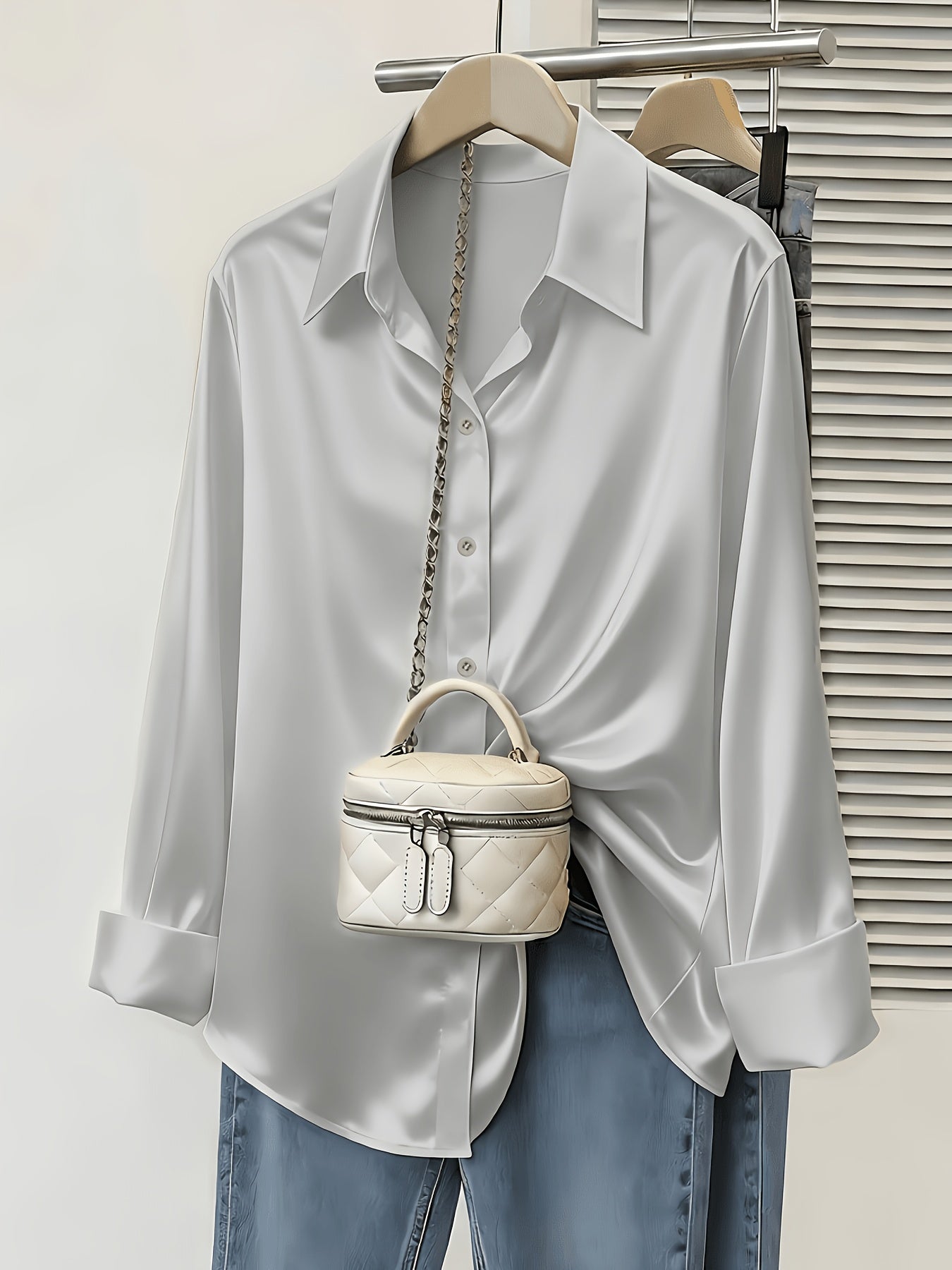 Satin Commuter Shirt