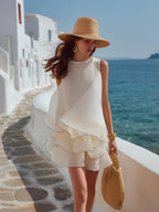 Eleanor | Mesh Top Skirt Two-Piece Set