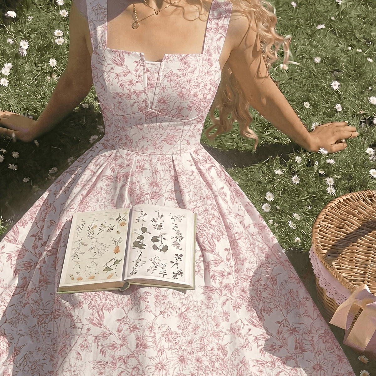 Floral Spaghetti Strap Dress