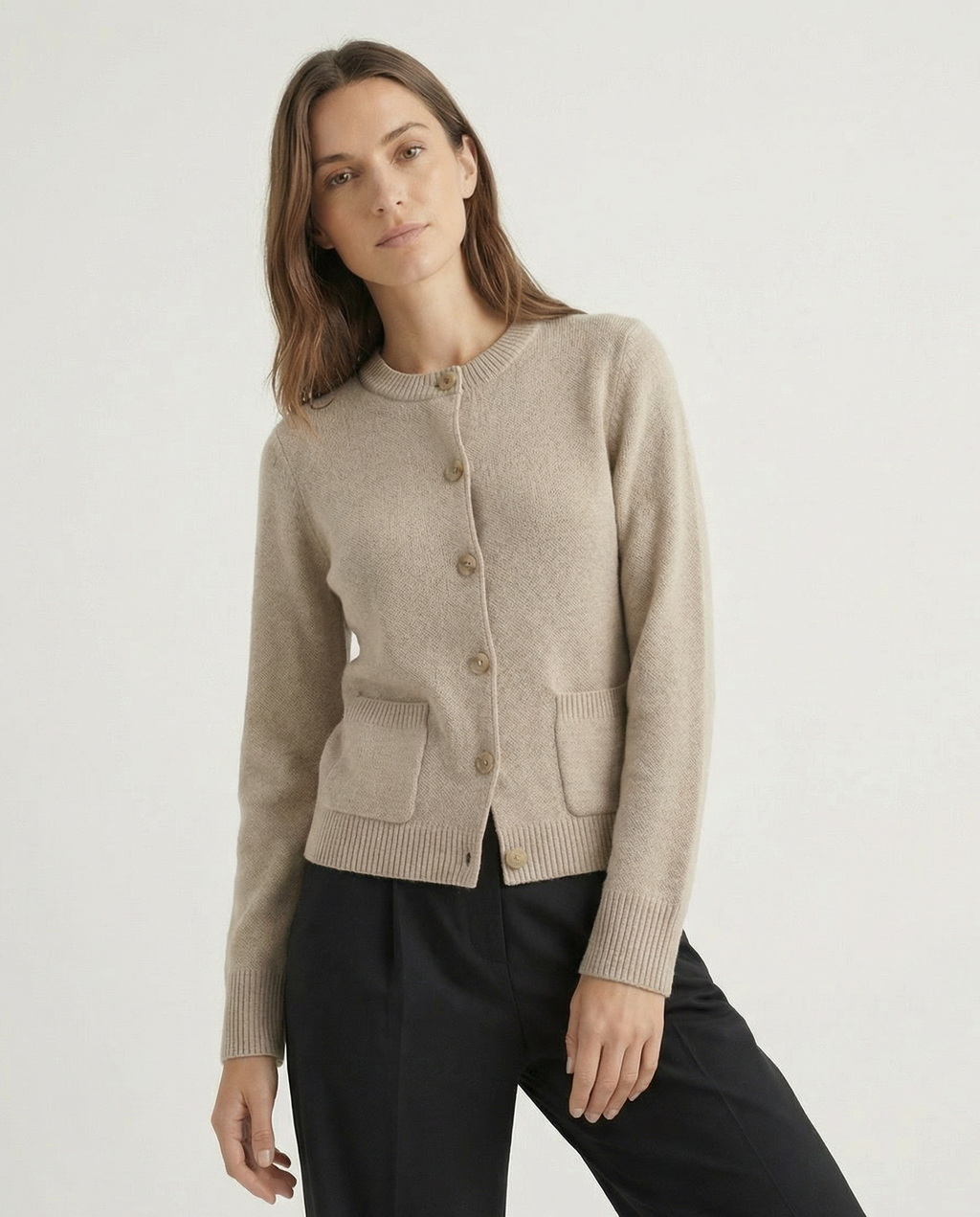 Harlow Wool Knit Cardi
