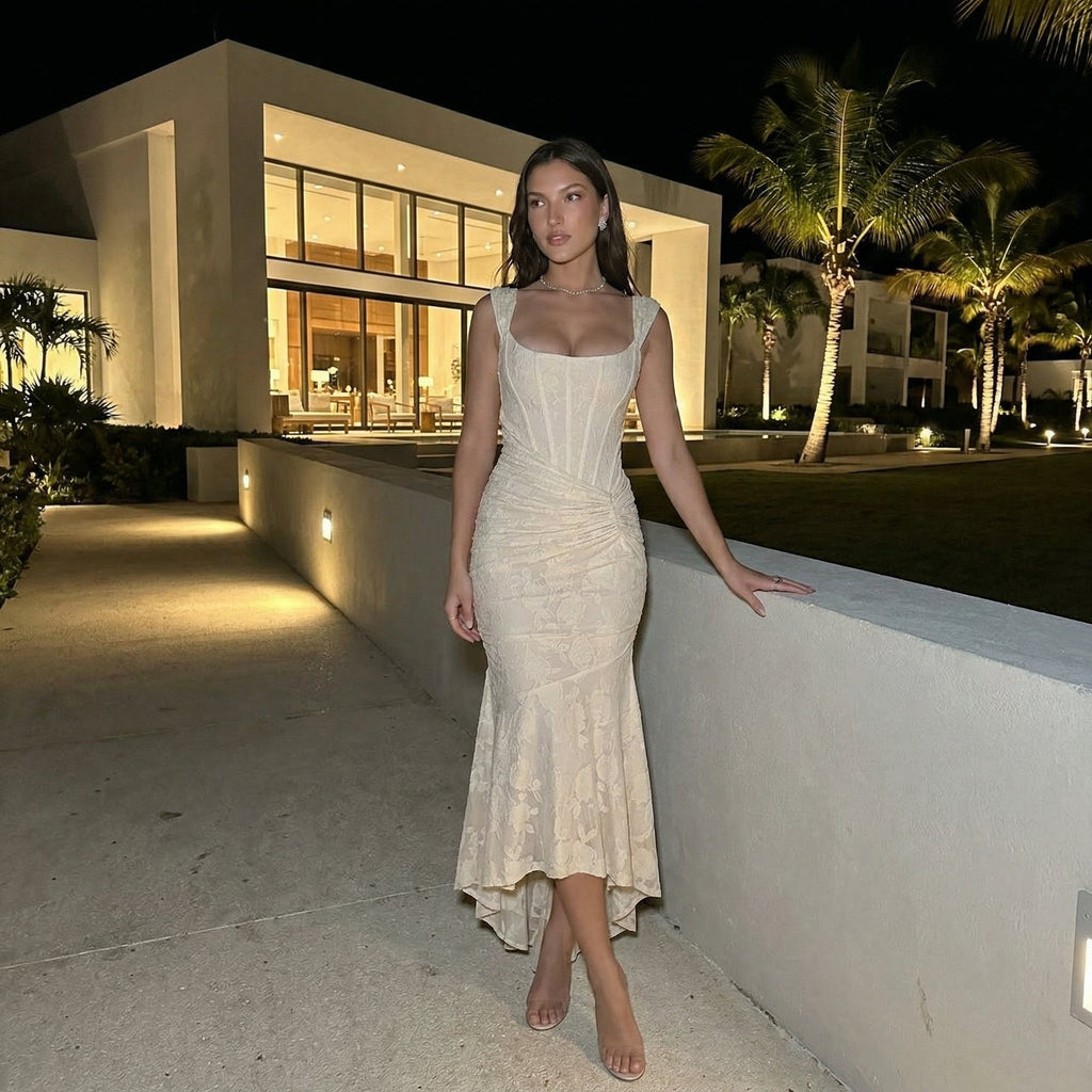 Ziva - Sculpted Waist Dress