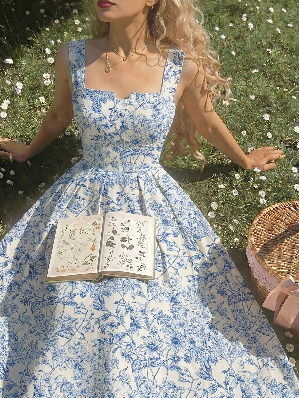 Floral Spaghetti Strap Dress