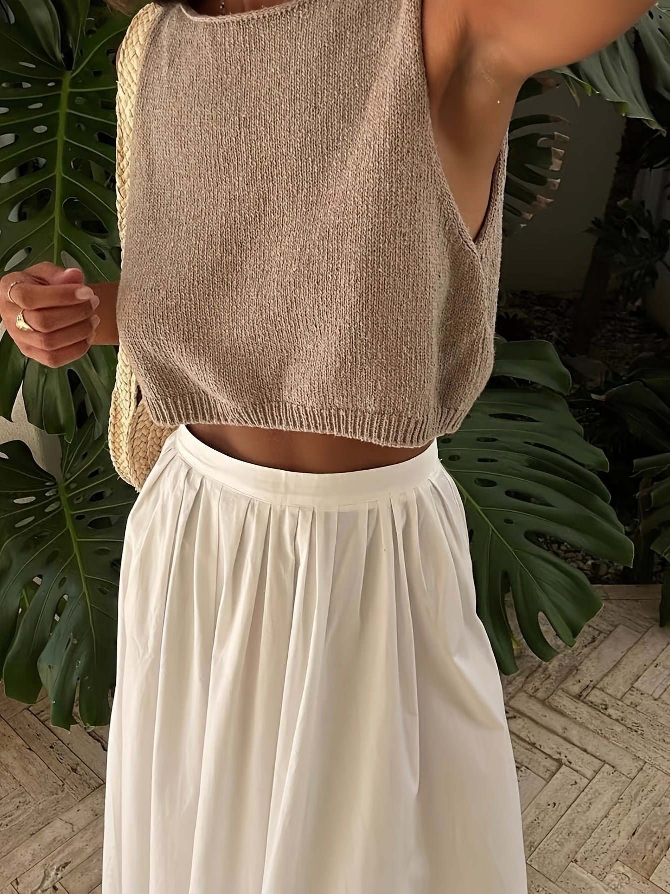 French Chic Lazy Vest for Effortless Vacation Style