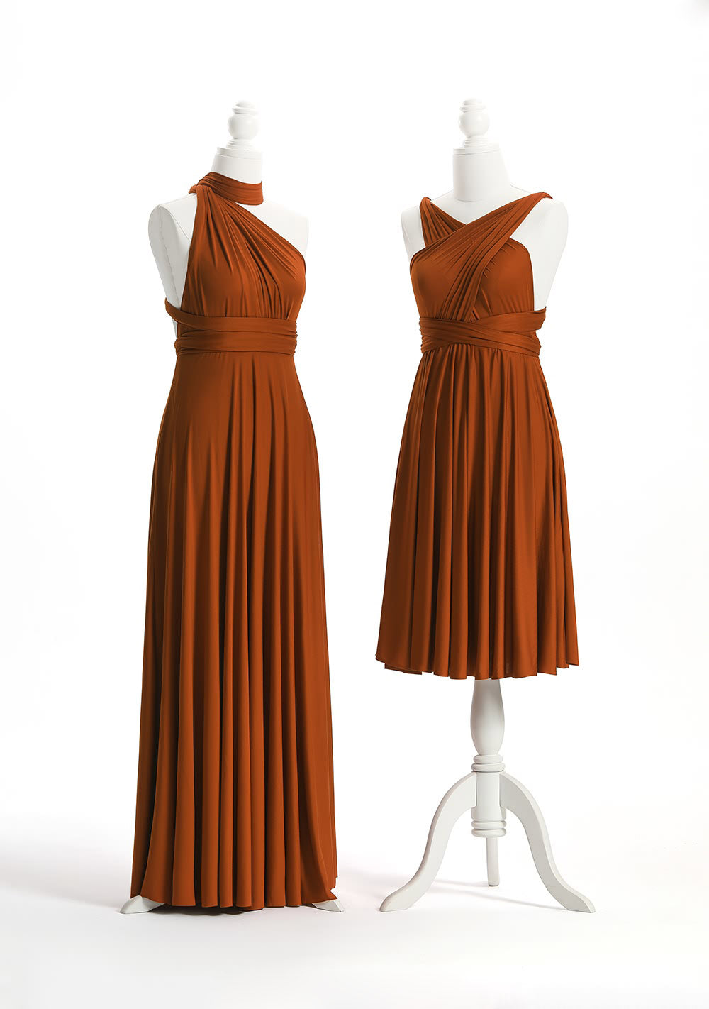 Burnt Orange Multiway Infinity Dress