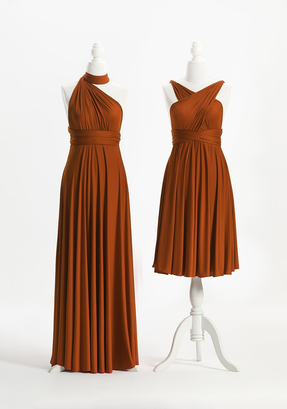 Burnt Orange Multiway Infinity Dress