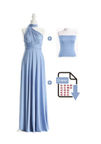 Dusty Blue Multiway Convertible Infinity Dress