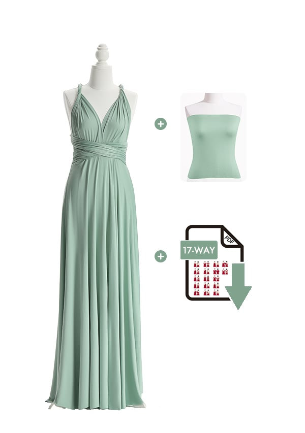Sage Green Multiway Infinity Dress