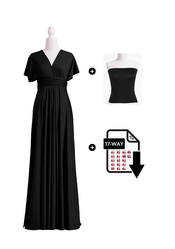 Black Multiway Infinity Dress